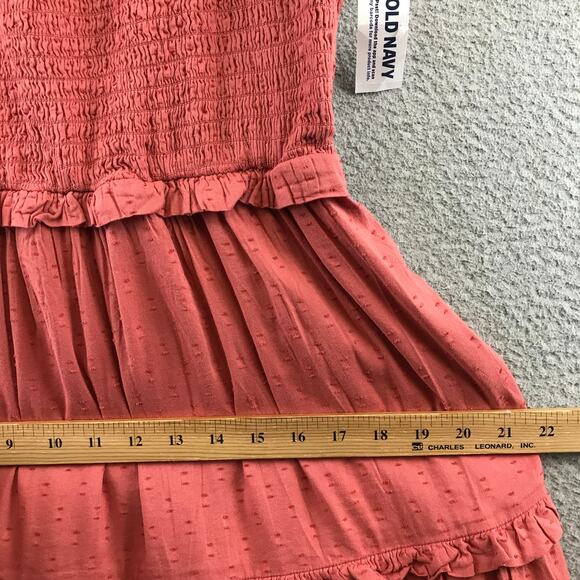 New Girl Old navy Textured Clip-Dot‎ Flutter-Sleeve Fit & Flare Dress XL(14-16) - Picture 7 of 10